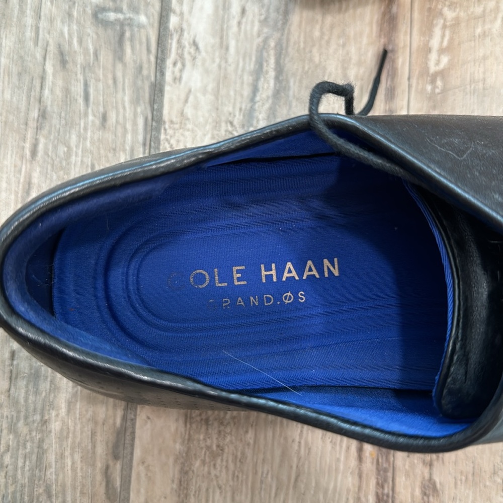 Cole Haan Grand os wingtip Oxford Black size 11 - Picture 4 of 6